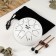 Musical instrument glucophone, white, 8 petals, 15 x 9 cm