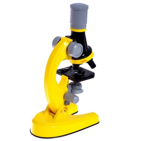 Children's microscope "Young botanist" The frequency of x100, x400, x1200, yellow, backlight-4
