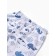 Children's pants "whales", white/blue color, height 80 cm