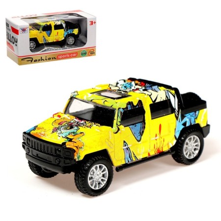 Metal jeep "Graffiti", inertia mix