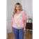Female blouse, size 56, pink color