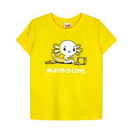 Children's T -shirt, height 98 cm, yellow color
