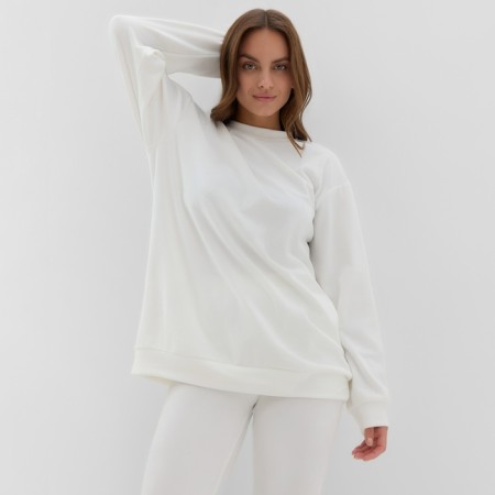 Women's costume (sweatshirt and leggings) KAFTAN PLUSHY p. 52-54, white-5