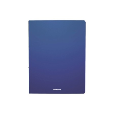 Folder with 10 A4 inserts, 400 μm, Erichkrause Classic, heat welding, blue-1