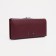 Women's wallet on magnets, burgundy color