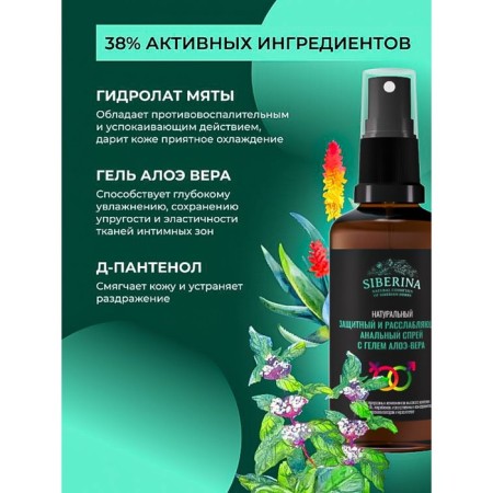 Protective and relaxing anal spray with Aloe-Vera gel, 100 ml-3