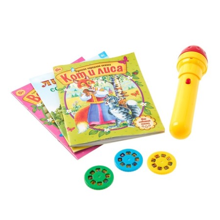 Game set with the projector "Once in a fairy tale", 3 tales, light effect-4