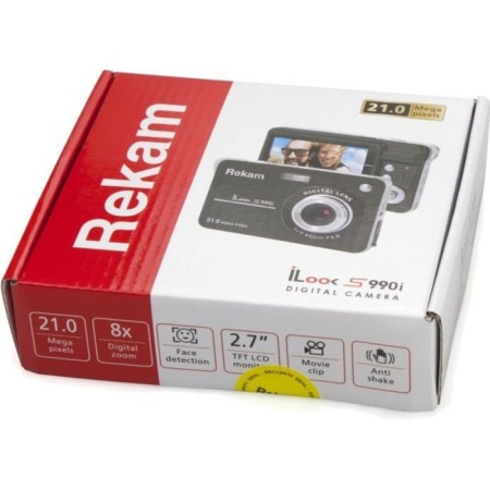 Rekam Ilook S990i, 21 MP, 2.7 ", 720p, SD, MMC, black camera-5