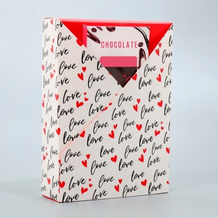 Gift folding box, packaging, "love", 21x 15 x 5 cm-1