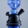Hookah "Taishet", small, mine flat ornament, 27 cm, d bowl-5 cm, blue