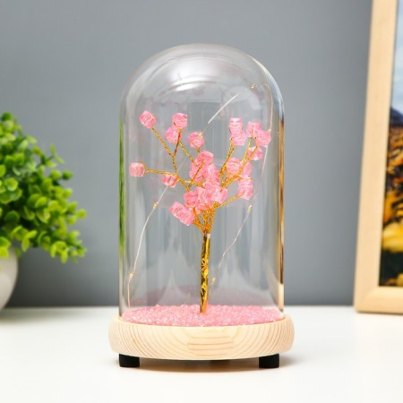 Nightlight "Flowers Pink" LED from batteries 3xlr44 11x11x19 cm Risalux-3