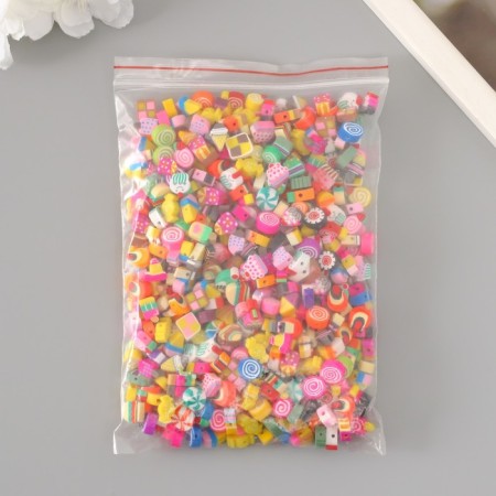 Beads rubber figured "sweets" mix, units. 500 pcs.-3