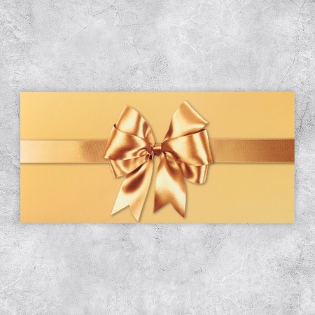 Gift envelope with the inner pocket “Congratulations!”, Gold marble 20 x 9.5 cm-1