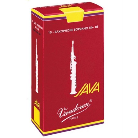 Chets for Saxophone Soprano Vandoren SR302R Java Red Cut No. 2 (10pcs)
