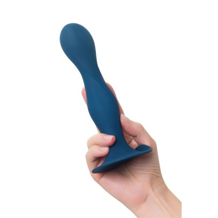 Satiffyer Double Ball-R phallimitator, 18 cm, silicone, blue color-8