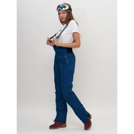 Ski-loving pants, size 42, dark blue color-8