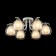 Nikki 6x60W E14 chandelier 63x63x22cm