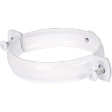 The chimney element Rommer RCA-0080-020111, fastening to the wall, D = 80 mm, metal, white