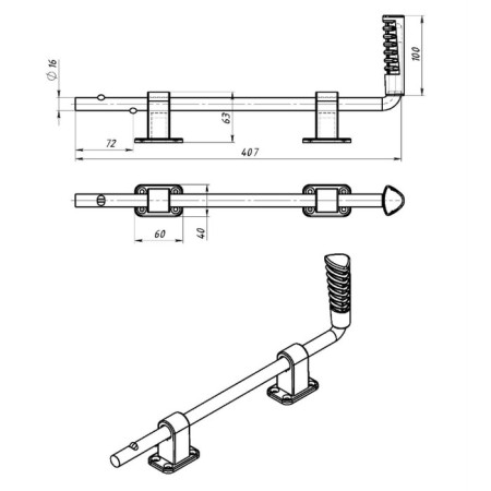 Hagel valve ZHALS-16 zinc, 10 pcs-2