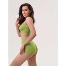 Women's Boxers with high waist Mirey Shorts Vita Alta, size 48-50, grass of herbal