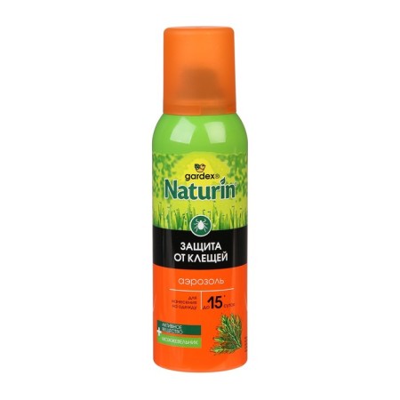 Aerosol from ticks for Gardex Naturin clothes, with additional protection, 100 ml