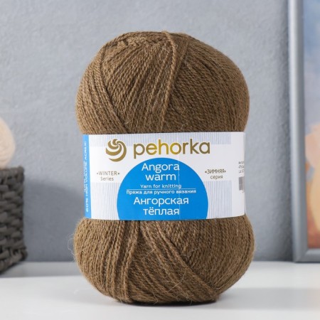 Angora warm yarn 40% wool, 60% acrylic 480m/100g (478 protective)-4