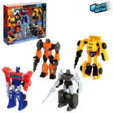 The set of robots “Heroes team” will be transformed, 4 pcs