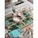 A set of napkins for setting the table "Children's jungle", rectangular, rounded edges, size 30x46 cm, 4 pcs