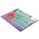 School diary in a solid cover for grades 5-11 "Green sneakers", printing on holographic lamination, glossy lamination, block 65 g/m², 48 sheets