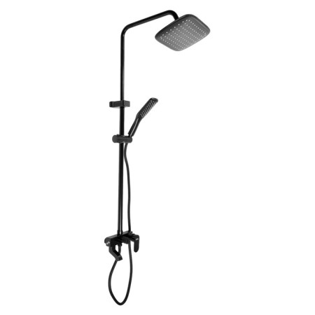 The shower system Zein Z3869, mixer, tropical and hand watering can, aluminum, black