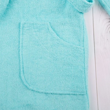 Women's shawl robe+kant, size 48, turquoise color, mahra-3