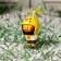 Duck with propeller, yellow color