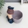 Souvenir Polystone stand "Girl with a tail - thoughtfulness" 16x8x12 cm