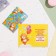 Postcard "Happy Birthday!" Blue background, giraffe, 12.5 x 19.4 cm