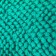 Fluffy bathroom mat, green color 50x80 cm