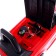 Range Rover Sport SVR electric car, red color