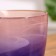 Flower pot with pallet No. 3 "Aleb" pink-violet, 1 liter