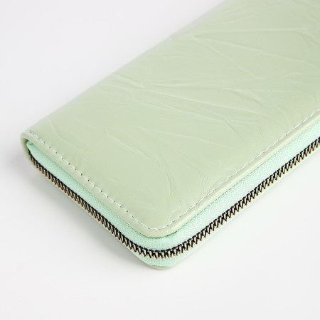 Women's wallet with lightning, green color-2