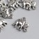 Decor metal for creativity "Indian elephant" silver (A16480) 1.3x1.2 cm