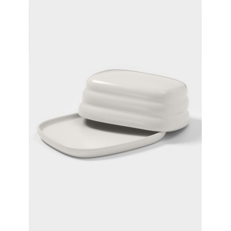 Maslek Dolyana "Sephir", 16 × 13.5 × 5 cm, ceramics, white-3