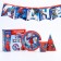 A set of paper utensils, on 6 people "Happy Birthday!", Spider-Man