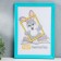 Photo frame plastic L-1 21x30 cm turquoise (plastic screen)