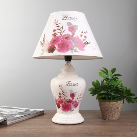 Table lamp "Flower bouquet" 1xe14 40W white 24x24x39.5 cm Risalux