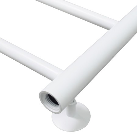 Water towel "Sanprise" Aurora P6, 500x800 mm, lower connection, white matte-2