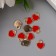 Decor for creativity Metal "Little Red Heart" enamel 0.9x1.1 cm