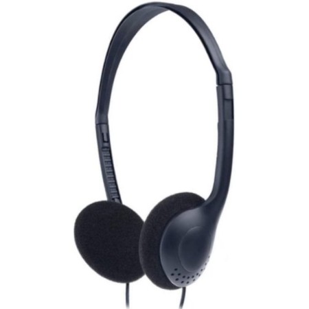 Perfeo 4Chat headphones, microphone, 105 dB, jack 3.5, 2 m, black