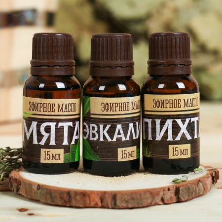 Set of 3 essential oils 15 ml "from February 23!" fir, mint, eucalyptus-1