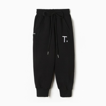 Sports pants for boys, black color, height 80-86 cm-4