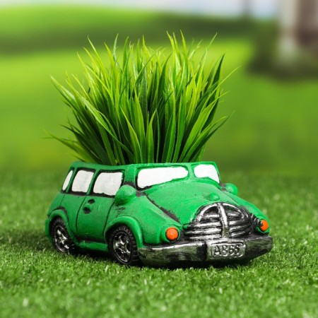 Pot "machine" Green, 15x9x6cm