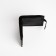 Male purse for magnet, department for bills, for maps, for coins, black color